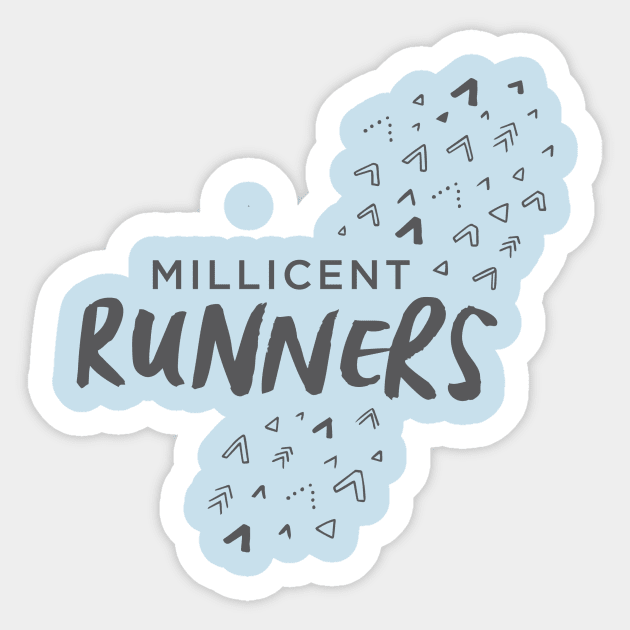 Millicent Runners Sticker by MillicentRunners